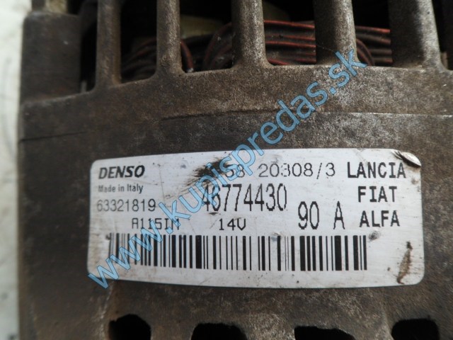 allternátor na fiat doblo 1,9jtd, 46774430